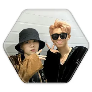 پیکسل شش ضلعی گروه بی تی اس BTS
