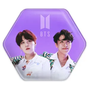 پیکسل شش ضلعی گروه بی تی اس BTS