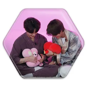 پیکسل شش ضلعی  تهیونگ و جونگ کوک ویکوک گروه بی تی اس BTS