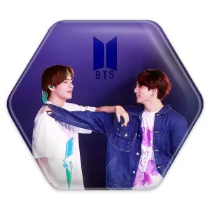 پیکسل شش ضلعی  تهیونگ و جونگ کوک ویکوک گروه بی تی اس BTS