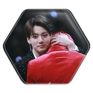 پیکسل شش ضلعی  تهیونگ و جونگ کوک ویکوک گروه بی تی اس BTS