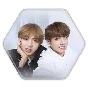 پیکسل شش ضلعی  تهیونگ و جونگ کوک ویکوک گروه بی تی اس BTS