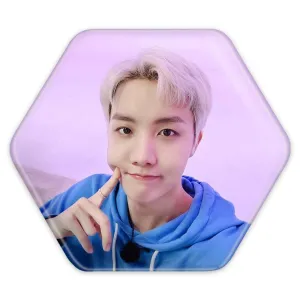 پیکسل شش ضلعی جی هوپ J Hope گروه بی تی اس BTS