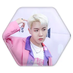 پیکسل شش ضلعی جی هوپ J Hope گروه بی تی اس BTS