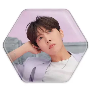 پیکسل شش ضلعی جی هوپ J Hope گروه بی تی اس BTS