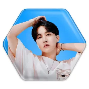 پیکسل شش ضلعی جی هوپ J Hope گروه بی تی اس BTS