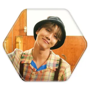 پیکسل شش ضلعی جی هوپ J Hope گروه بی تی اس BTS