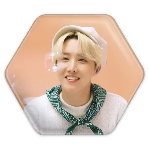 پیکسل شش ضلعی جی هوپ J Hope گروه بی تی اس BTS