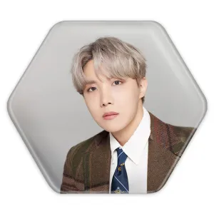 پیکسل شش ضلعی جی هوپ J Hope گروه بی تی اس BTS