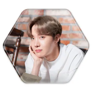 پیکسل شش ضلعی جی هوپ J Hope گروه بی تی اس BTS