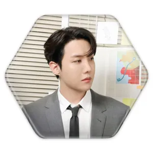 پیکسل شش ضلعی جی هوپ J Hope گروه بی تی اس BTS