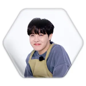 پیکسل شش ضلعی جی هوپ J Hope گروه بی تی اس BTS