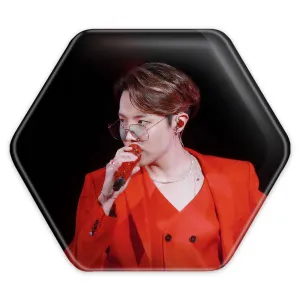 پیکسل شش ضلعی جی هوپ J Hope گروه بی تی اس BTS