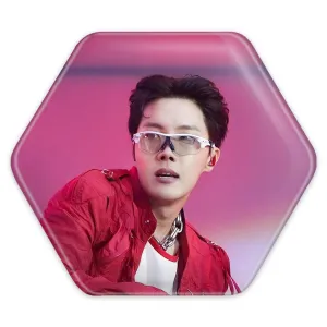پیکسل شش ضلعی جی هوپ J Hope گروه بی تی اس BTS