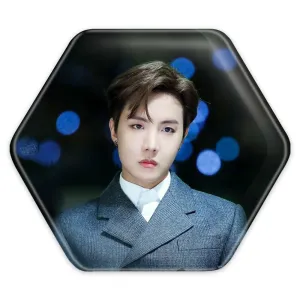 پیکسل شش ضلعی جی هوپ J Hope گروه بی تی اس BTS