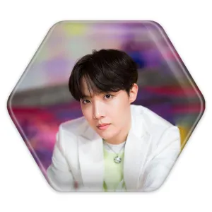 پیکسل شش ضلعی جی هوپ J Hope گروه بی تی اس BTS
