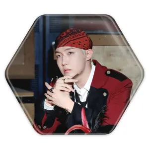 پیکسل شش ضلعی جی هوپ J Hope گروه بی تی اس BTS