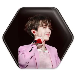 پیکسل شش ضلعی جی هوپ J Hope گروه بی تی اس BTS