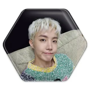 پیکسل شش ضلعی جی هوپ J Hope گروه بی تی اس BTS