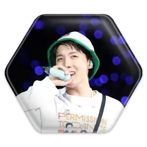 پیکسل شش ضلعی جی هوپ J Hope گروه بی تی اس BTS