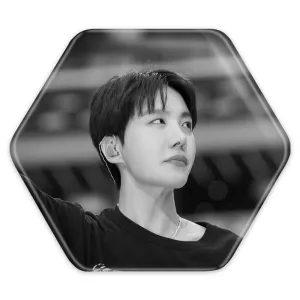 پیکسل شش ضلعی جی هوپ J Hope گروه بی تی اس BTS