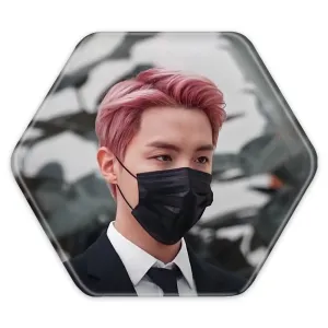پیکسل شش ضلعی جی هوپ J Hope گروه بی تی اس BTS