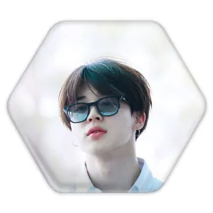 پیکسل شش ضلعی جیمین Jimin گروه بی تی اس BTS