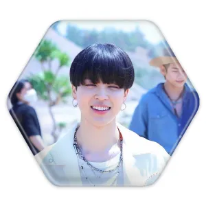 پیکسل شش ضلعی جیمین Jimin گروه بی تی اس BTS