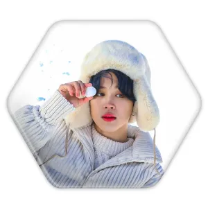پیکسل شش ضلعی جیمین Jimin گروه بی تی اس BTS