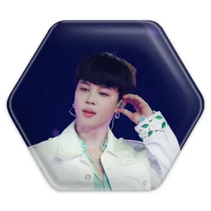 پیکسل شش ضلعی جیمین Jimin گروه بی تی اس BTS