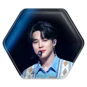 پیکسل شش ضلعی جیمین Jimin گروه بی تی اس BTS