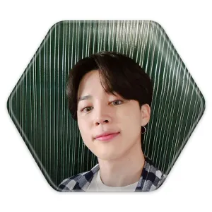 پیکسل شش ضلعی جیمین Jimin گروه بی تی اس BTS