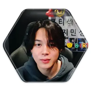 پیکسل شش ضلعی جیمین Jimin گروه بی تی اس BTS