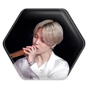 پیکسل شش ضلعی جیمین Jimin گروه بی تی اس BTS
