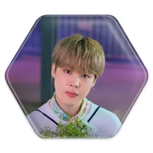 پیکسل شش ضلعی جیمین Jimin گروه بی تی اس BTS