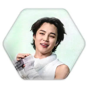 پیکسل شش ضلعی جیمین Jimin گروه بی تی اس BTS