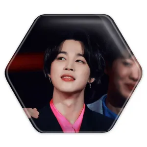 پیکسل شش ضلعی جیمین Jimin گروه بی تی اس BTS