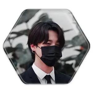 پیکسل شش ضلعی جیمین Jimin گروه بی تی اس BTS