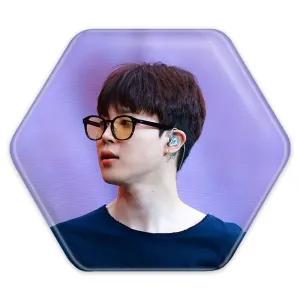 پیکسل شش ضلعی جیمین Jimin گروه بی تی اس BTS