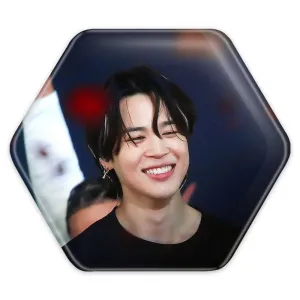 پیکسل شش ضلعی جیمین Jimin گروه بی تی اس BTS