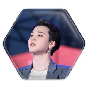 پیکسل شش ضلعی جیمین Jimin گروه بی تی اس BTS