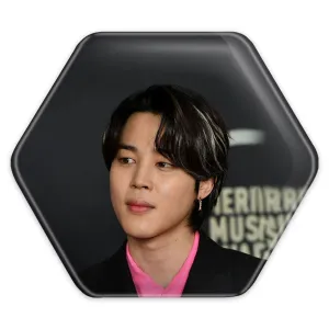 پیکسل شش ضلعی جیمین Jimin گروه بی تی اس BTS