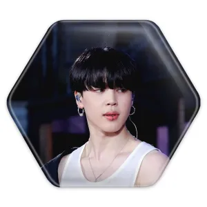 پیکسل شش ضلعی جیمین Jimin گروه بی تی اس BTS