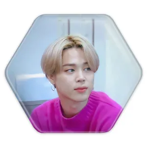 پیکسل شش ضلعی جیمین Jimin گروه بی تی اس BTS