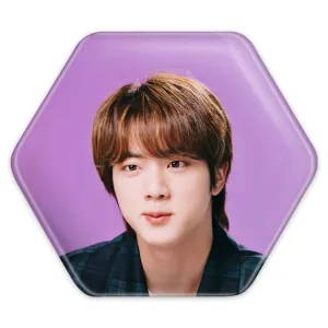 پیکسل شش ضلعی جین Jin گروه بی تی اس BTS