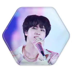 پیکسل شش ضلعی جین Jin گروه بی تی اس BTS
