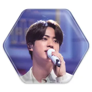 پیکسل شش ضلعی جین Jin گروه بی تی اس BTS