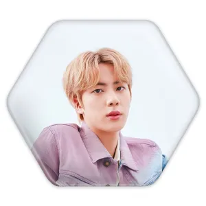 پیکسل شش ضلعی جین Jin گروه بی تی اس BTS