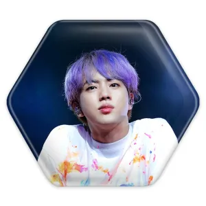 پیکسل شش ضلعی جین Jin گروه بی تی اس BTS