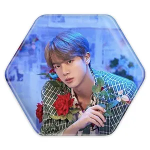 پیکسل شش ضلعی جین Jin گروه بی تی اس BTS